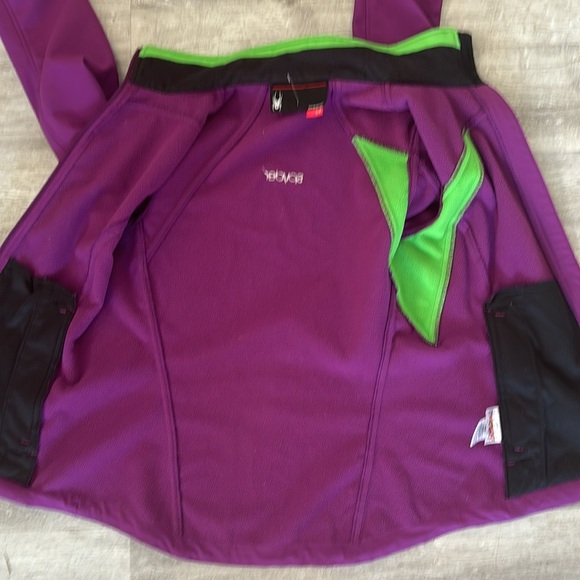 Spyder Spell Out Color Block Soft Shell Full Zip Jacket - Picture 9 of 9